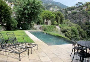 Antique Flagstone Travertine Pool South France
