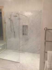 Carrara Marble Bathroom Floor Wall Cladding 1