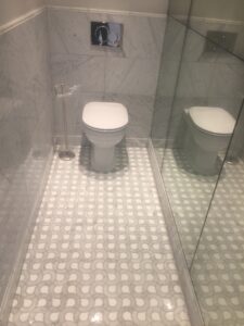 Carrara Marble Bathroom Tile Wall Cladding 1