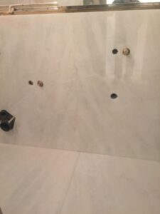 Crema Evora Marble Bathroom London