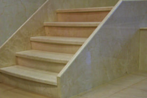 Marble Crema Marfil Staircase 50mm London