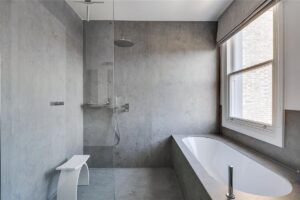 Porcelain Cement Betone Colour Bathroom Cladding Wall Cladding Bath Surround