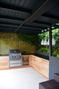 Porcelain Patio Floor Tiles Garden Honed Black Granite Outdoor Kitchen Worktop London Bbq